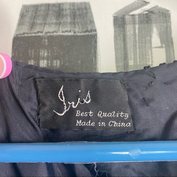 Jris Women’s Vintage Sequin Blouse - Picture 4 of 6